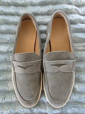 Brunello Cucinelli Olive Green Suede Loafer Sneaker Size 42.5